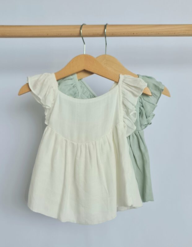 Girls Briar Top- Milk - Image 2