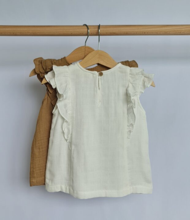 Girls Beth Top- Walnut Brown - Image 3