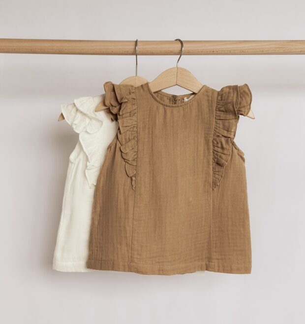 Girls Beth Top- Walnut Brown