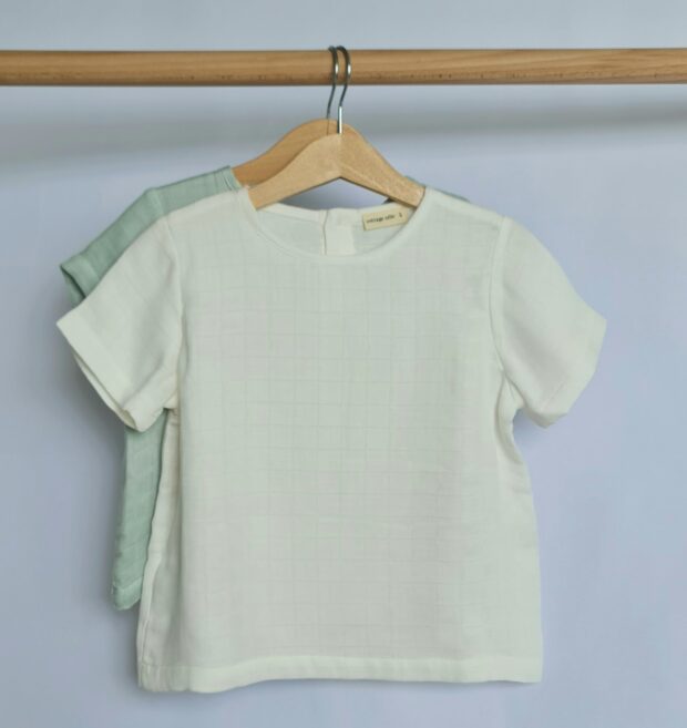Unisex Bailey Top- Milk