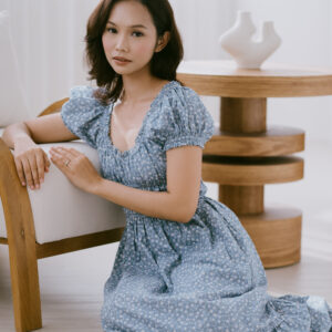 Women Nara Dress (Dusty Blue)