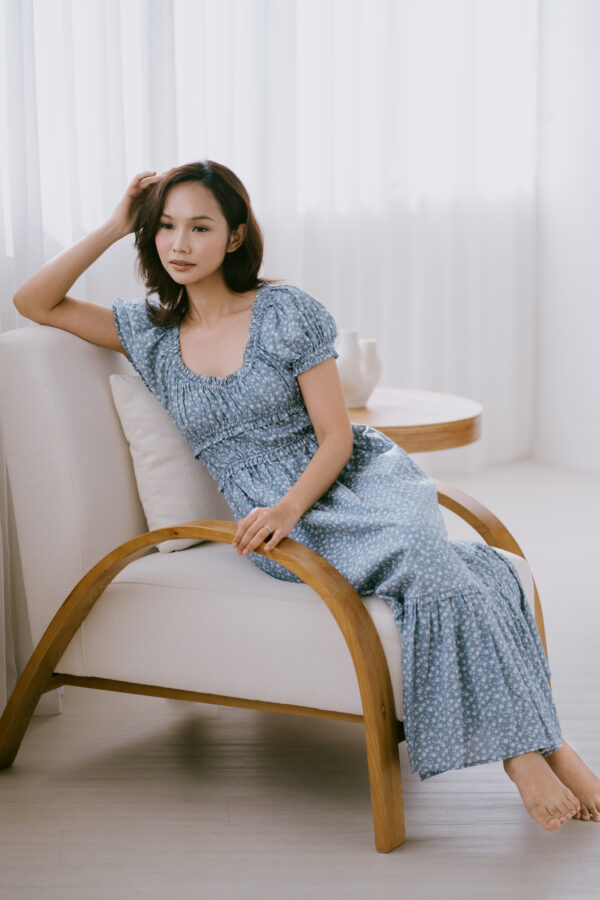Women Nara Dress (Dusty Blue)